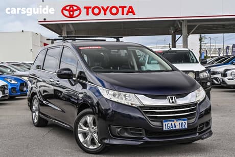 Blue 2016 Honda Odyssey Wagon Vti