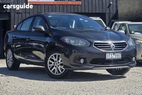Black 2014 Renault Fluence Sedan Dynamique
