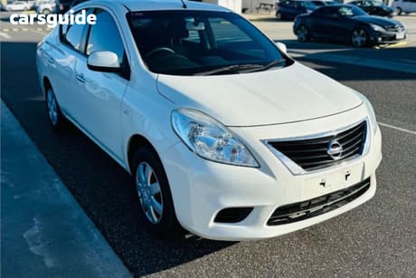 White 2012 Nissan Almera Sedan St