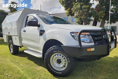 White 2013 Ford Ranger Cab Chassis Xl 3.2 (4X4)