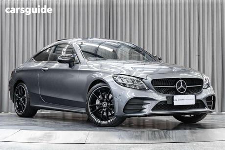 Grey 2022 Mercedes-Benz C200 Coupe