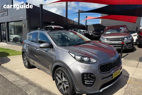 Silver 2017 Kia Sportage Wagon Gt-Line (Awd)
