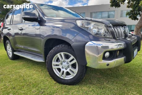 Grey 2010 Toyota Landcruiser Prado Wagon Kakadu (4X4)