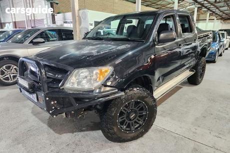 Black 2006 Toyota Hilux Dual Cab Pick-up Sr (4X4)