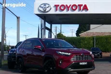 Red 2025 Toyota RAV4 Wagon Cruiser (2Wd) Hybrid