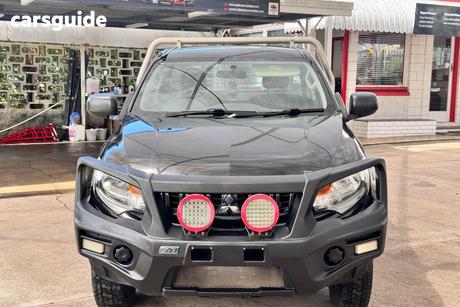 Black 2016 Mitsubishi Triton Cab Chassis Glx