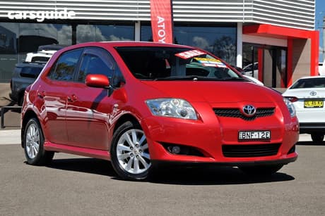 Red 2008 Toyota Corolla Hatchback Levin Sx