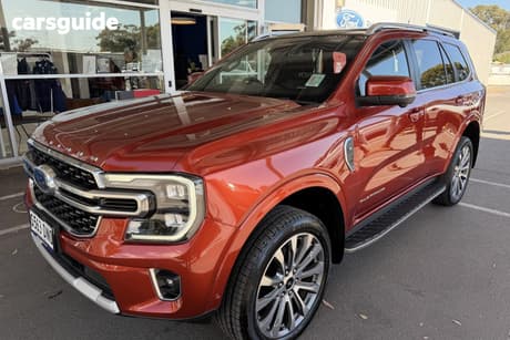 Orange 2024 Ford Everest Wagon Platinum (4Wd)