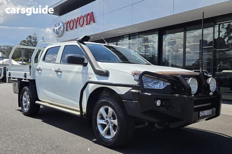 White 2022 Isuzu D-MAX Crew Cab Utility Sx (4X4)