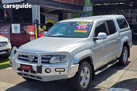 Silver 2017 Volkswagen Amarok Dual Cab Utility V6 Tdi 550 Highline