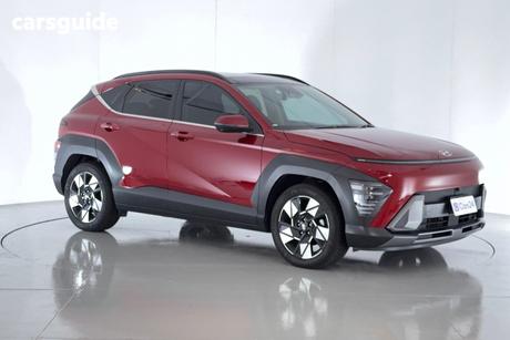 Red 2023 Hyundai Kona Wagon Premium Sunroof