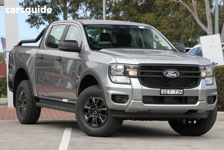 Silver 2026 Ford Ranger Double Cab Pick Up Black Edition 2.0 (4X4)