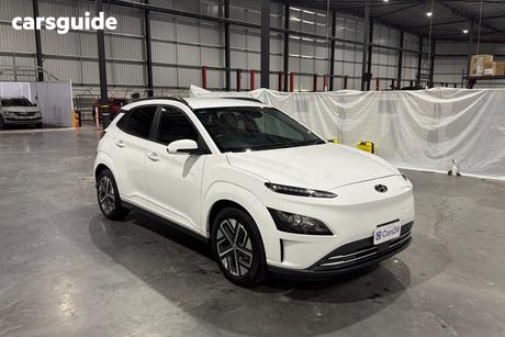 White 2022 Hyundai Kona Wagon Elite Electric Ext Range