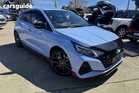 Blue 2023 Hyundai I20 Hatchback N