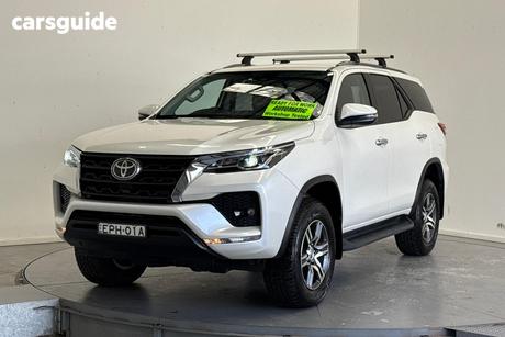 White 2021 Toyota Fortuner Wagon Gxl