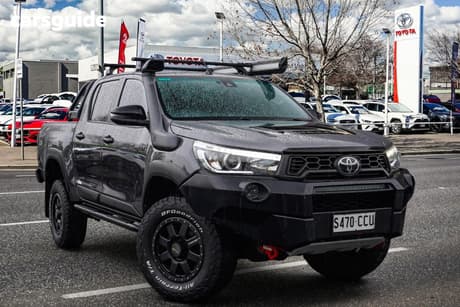Grey 2019 Toyota Hilux Double Cab Pick Up Rugged X (4X4)