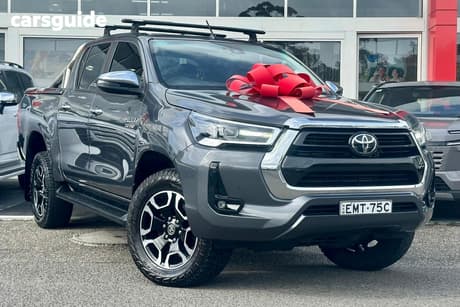 Grey 2021 Toyota Hilux Double Cab Pick Up Sr5 (4X4)