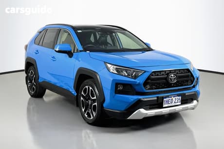 Blue 2020 Toyota RAV4 Wagon Edge Awd