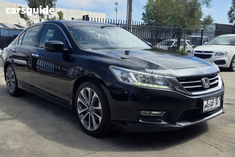 Black 2014 Honda Accord Sedan V6-L