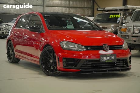 Red 2016 Volkswagen Golf Hatchback R