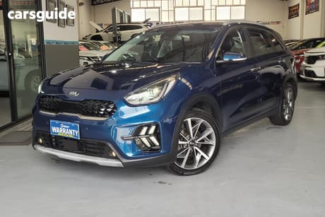 Blue 2021 Kia Niro Wagon Hev Sport (Hybrid)