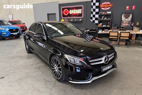 Black 2017 Mercedes-Benz C200 Sedan