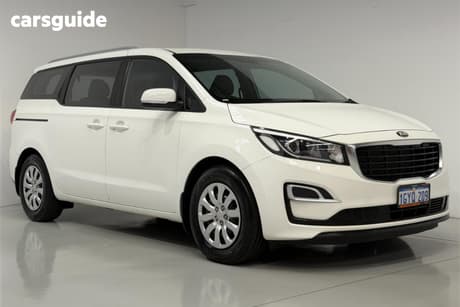 White 2019 Kia Carnival Wagon S