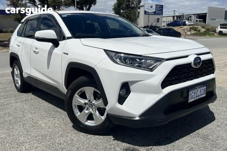 White 2020 Toyota RAV4 Wagon Gx 2Wd Hybrid