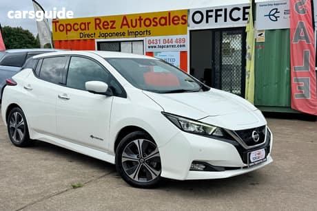 White 2019 Nissan Leaf Hatchback