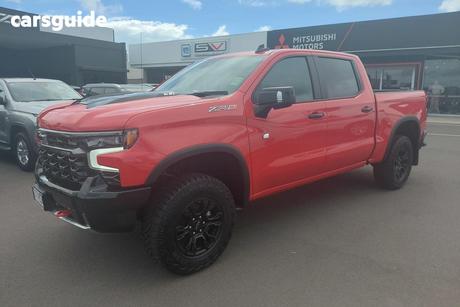 Red 2026 Chevrolet Silverado Crew Cab Pickup 1500 Zr2