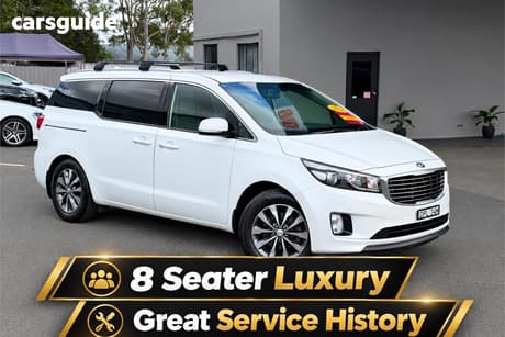 White 2017 Kia Carnival Wagon Sli