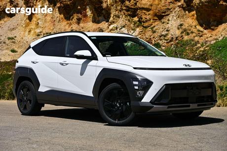 White 2026 Hyundai Kona Wagon Hybrid