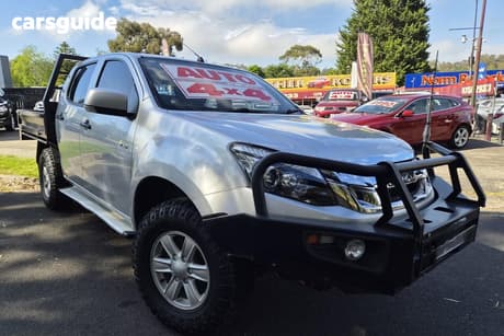 Silver 2014 Isuzu D-MAX Crew Cab Utility Ls-M Hi-Ride (4X4)
