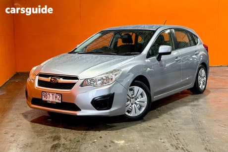Silver 2013 Subaru Impreza Hatchback 2.0I (Awd)