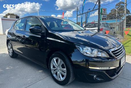 Black 2016 Peugeot 308 Hatchback Active