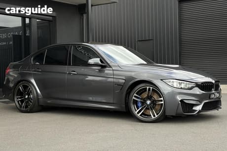 Grey 2017 BMW M3 Sedan
