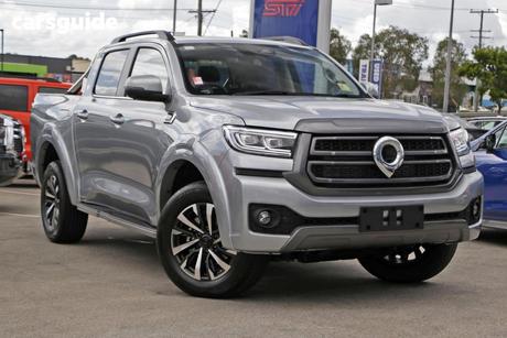Silver 2025 GWM Cannon Dual Cab Utility Ultra (4X4)
