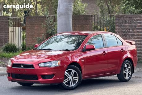 Red 2012 Mitsubishi Lancer Sedan Es