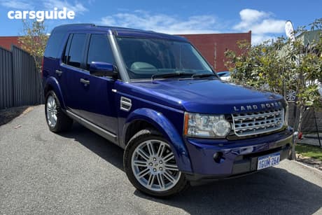 Purple 2010 Land Rover Discovery 4 Wagon 5.0 V8