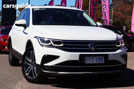 White 2022 Volkswagen Tiguan Wagon 162Tsi Elegance