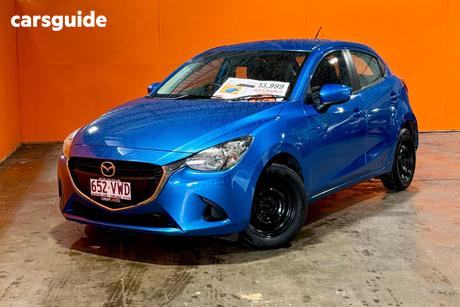 Blue 2015 Mazda 2 Hatchback Neo