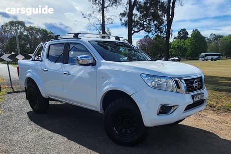 White 2017 Nissan Navara Dual Cab Utility St (4X4)