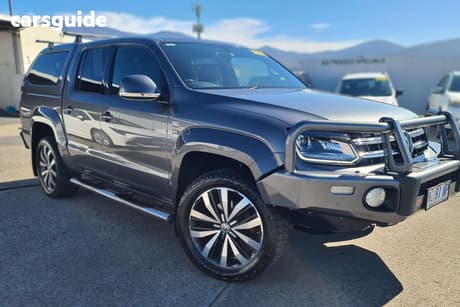 Grey 2018 Volkswagen Amarok Dual Cab Utility V6 Tdi 580 Ultimate