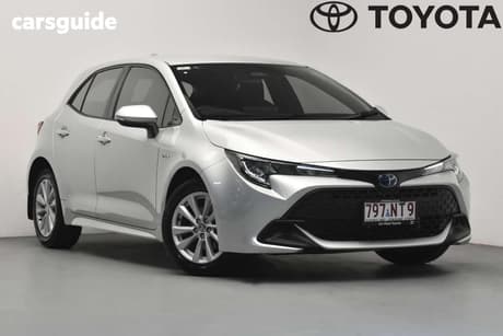 Silver 2025 Toyota Corolla Hatchback Ascent Sport Hybrid