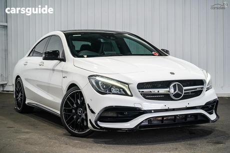 White 2018 Mercedes-Benz CLA45 Wagon 4Matic Shooting Brake