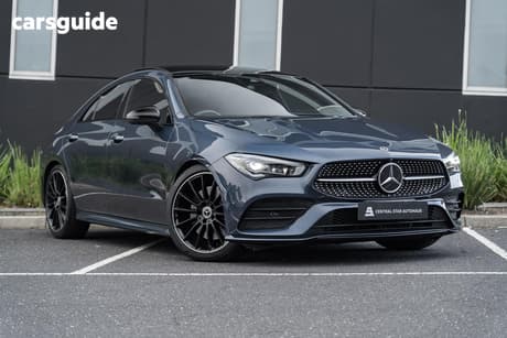 Blue 2020 Mercedes-Benz CLA250 Coupe 4Matic