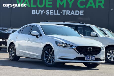 White 2021 Mazda 6 Sedan Sport