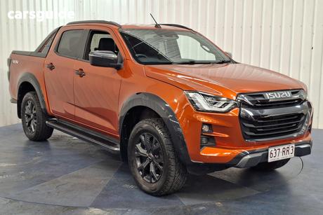 Orange 2023 Isuzu D-MAX Crew Cab Utility X-Terrain (4X4)
