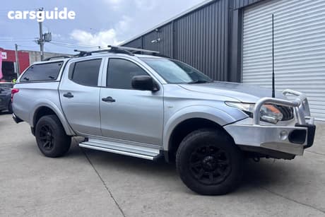 Silver 2016 Mitsubishi Triton Dual Cab Utility Glx Plus (4X4)