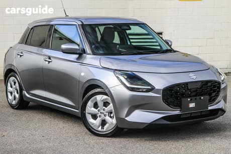 Silver 2026 Suzuki Swift Hatchback Hybrid Plus